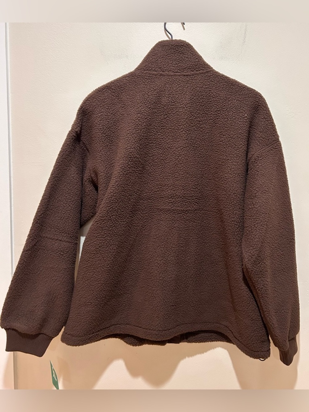 NWT Mondetta Sherpa Full Zip Fleece Jacket Dark Chocolate Brown - Womens Size XL - Picture 2 of 6